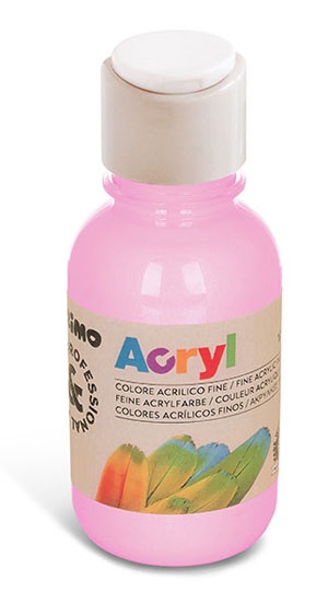 Primo Premium Acrylic Paint, 125ml Bottle - Pink - 1 Per Pack