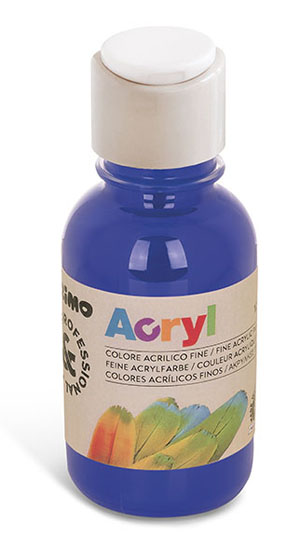 Primo Premium Acrylic Paint, 125ml Bottle - Ultra Blue - 1 Per Pack Primo Premium Acrylic Paint, 125ml Bottle - Ultra Blue - 1 Per Pack