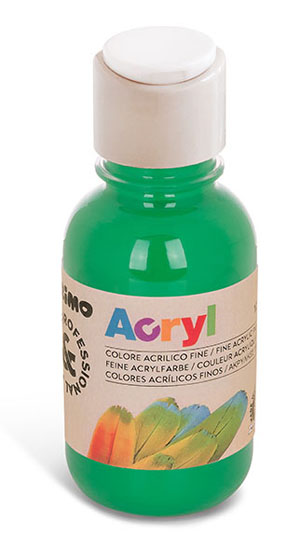 Primo Premium Acrylic Paint, 125ml Bottle - Primary Green - 1 Per Pack Primo Premium Acrylic Paint, 125ml Bottle - Primary Green - 1 Per Pack