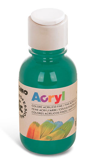Primo Premium Acrylic Paint, 125ml Bottle - Emerald - 1 Per Pack