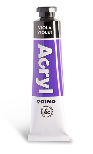 Primo Acrylic Paint Tubes 18ml, Primary Violet - 1 Per Pack