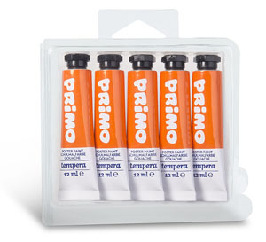 Primo Poster Paint Tubes 12ml Orange - 1 Per Pack