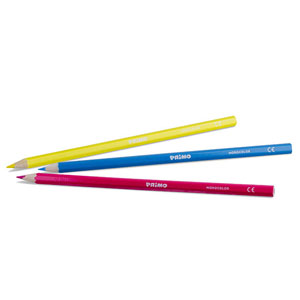 Primo Lacquered Colouring Pencils 3mm Dia - 12x Assorted Pack