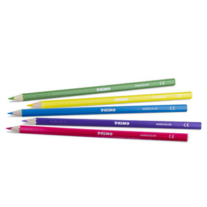 Primo Lacquered Colouring Pencils 3mm Dia - 12x Assorted Pack