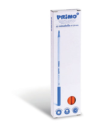 Minabella Premium Pencils 4mm Dia - Medium Yellow 12x Pack