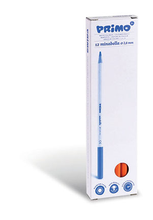Minabella Premium Pencils 4mm Dia - Primary Cyan 12x Pack