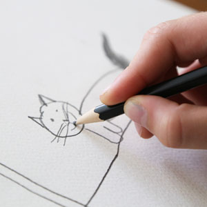 set of 5 Grades Drawing Pencils