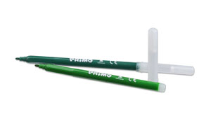 Primo Fibre-Tip Pens 2.5mm Dia - 12x Assorted Per Pack