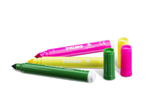 Primo Jumbo Fibre-Tip Pens 8mm Dia - 12x Assorted Pack