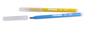 Primo Fibre-Tip Pens 2.5mm Dia - 12x Assorted Clear Wallet