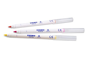 Primo Brush Tip Fibre-Tip Pens 4mm Dia - 12x Assorted Pack