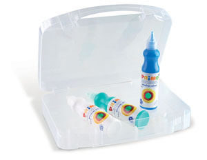 Primo Window Paint Set, 6x Colours of 80ml Bottles