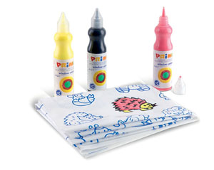 Primo Window Paint Set, 6x Colours of 80ml Bottles