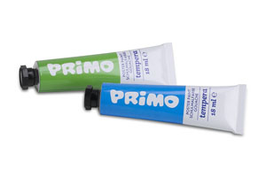 Primo Poster Paint Set of 10x Tubes of 18ml in Case