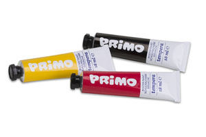 Primo Poster Paint Set of 10x Tubes of 18ml in Case