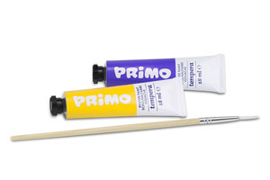 Primo Poster Paint Set of 10x Tubes of 18ml in Case
