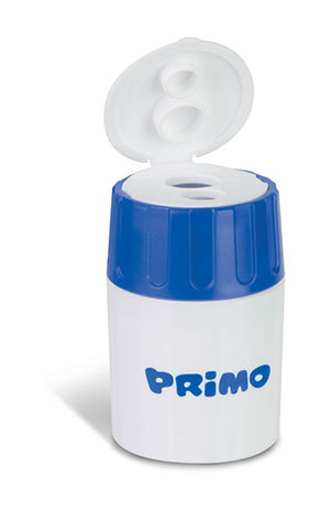 Primo Double Ended Pencil Sharpener - 1x Per Blister Pack
