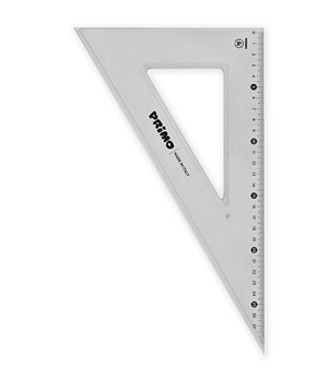 Primo 45 Degree / 30cm Square, in polystyrene, smoky gray, Anti-reflective - 1 Per Pack