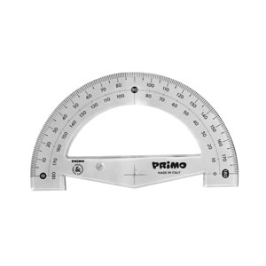 Primo Protractor 180 Degree - Hangable Pack