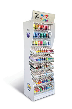 Primo Wooden Display - 144x 75ml Tubes & 360x Bottles