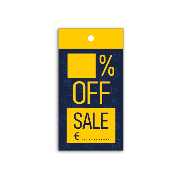 Strung Pricing Tags - Sale  45mm x 85mm - 100 Per Pack