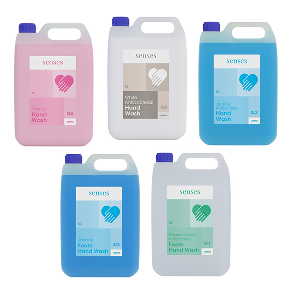 Senses White Antibacterial Hand Wash - 5 Litre Drum Senses White Antibacterial Hand Wash - 5 Litre Drum