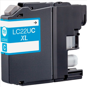 Compatible Brother CLC22UXL Cyan 1200 Page Yield