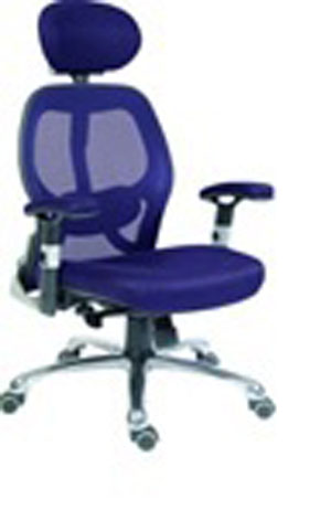 Teknik OA1013BLU Cobham Blue Mesh Chair