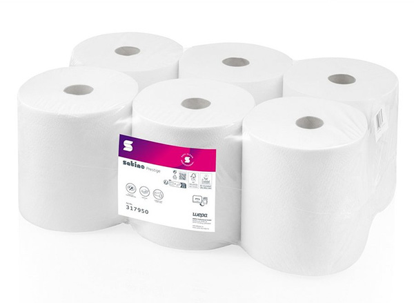 WEPA 2Ply Auto-Cut Hand Towel Rolls 205mm x 150m - 6x Per Pack