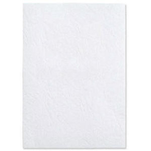 A4 Leathergrain Binding Covers 250gsm White - 100 Per Pack