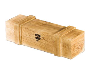 Rustic Wooden Chest - 1 Per Pack