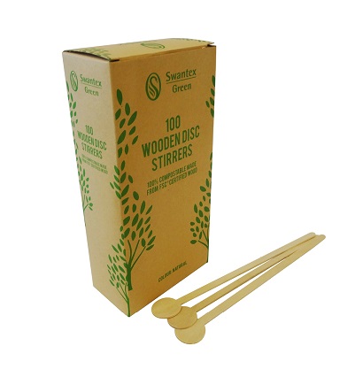 Wooden Disk Stirrers 6