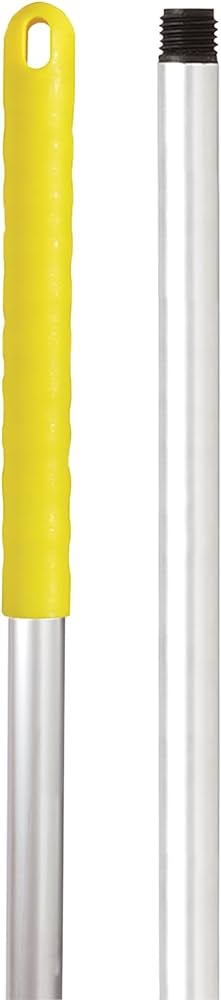 Yellow Aluminum Brush Handle - 1.4 Metre - Yellow Grip