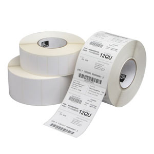 50mm x 75mm x 38mm Blank Zebra Thermal Label - 500 Labels Per Roll - Price Per Roll