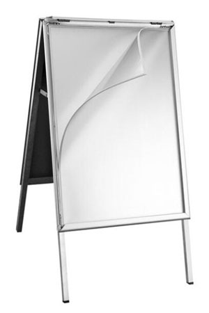 A2 Snap Frame Stand - Silver - 1 Per Pack