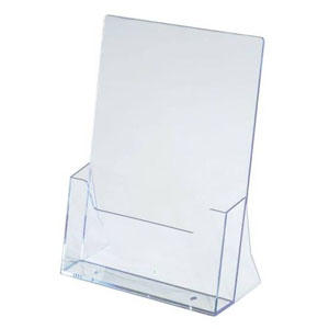 A4 Leaflet Holder Portrait Counterstanding - 1 Per Pack