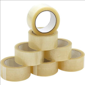 Master Grade C Packaging Tape 48mm x 66m Clear - 6x Rolls Per Pack
