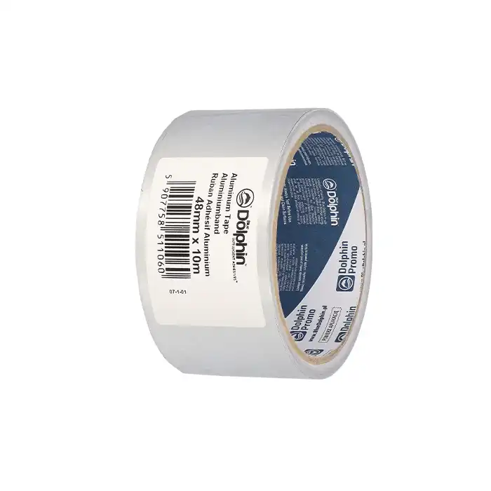Blue Dolphin Proper Aluminium Tape - 48mm x 50m - 1x Roll Per Pack