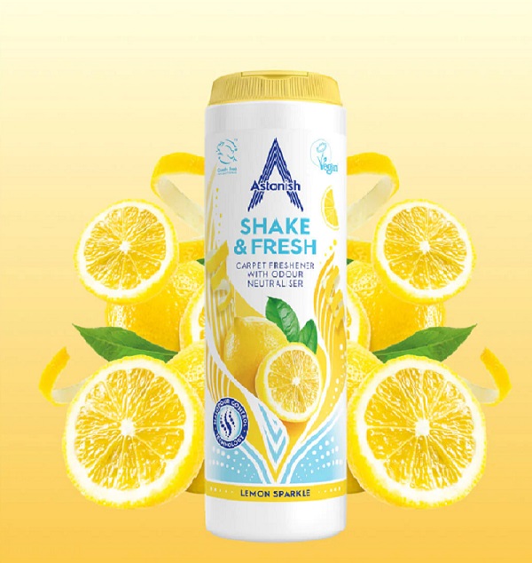 Shake & Fresh Carpet Freshener Lemon Sparkle 400g - 1 Per Pack