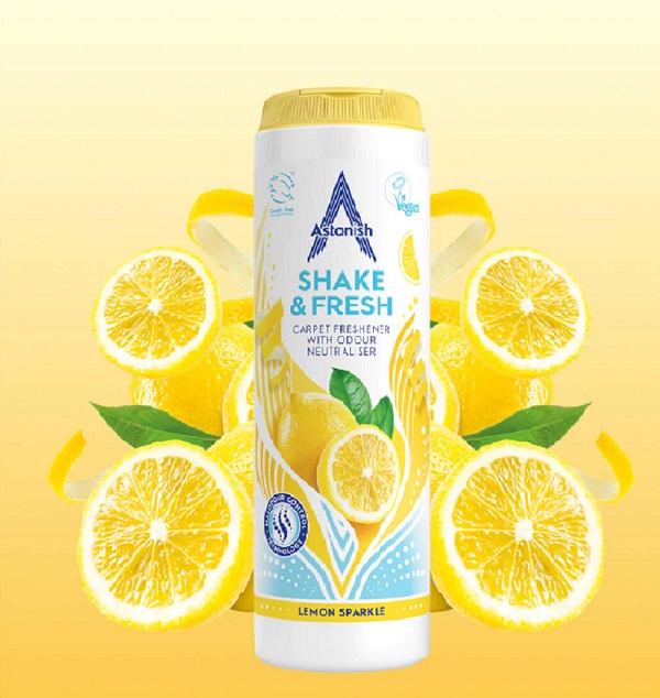 Shake & Fresh Carpet Freshener Lemon Sparkle 400g - 1x Per Pack