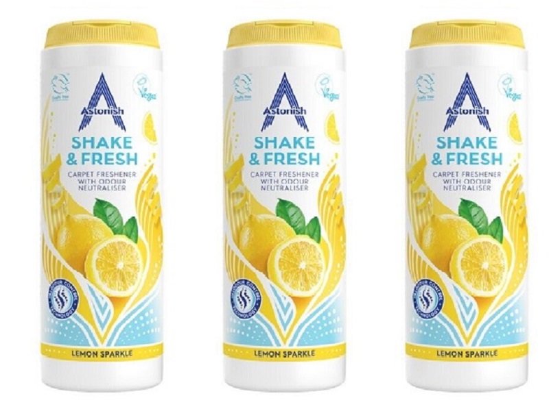 Shake & Fresh Carpet Freshener Lemon Sparkle 400g - 1x Per Pack