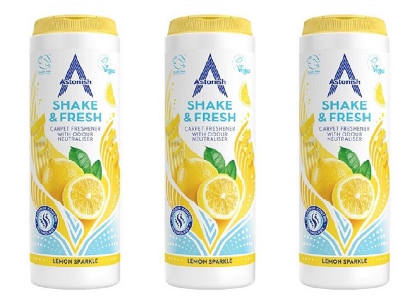 Shake & Fresh Carpet Freshener Lemon Sparkle 400g - 1 Per Pack