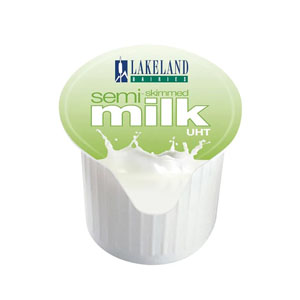 Lakeland Semi-Skimmed Milk Pots - 120x Per Pack