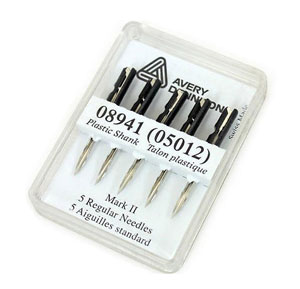 Avery Tagging Needles Plastic Standard - 5x Per Pack