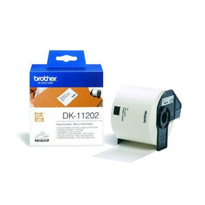 Brother Labels  62mm x 100mm Shipping Labels DK11202 - 300 Labels Per Pack