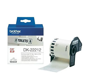 Brother Label  62mm x 15.24metres Continuous Length Film Tape DK22212