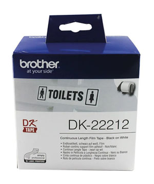 Brother Label  62mm x 15.24metres Continuous Length Film Tape DK22212