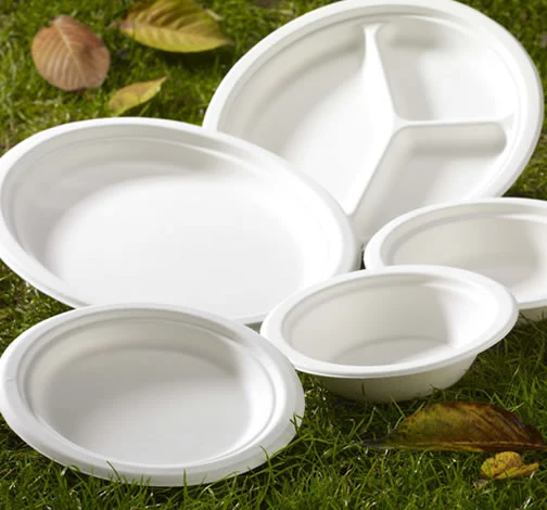 32oz Bagasse Bowl Lids - 50x Per Pack