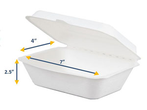 Bagasse Meal Box Small 7