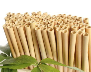 Bamboo Straws Kraft - 8mm x 197mm - 100x Per Pack